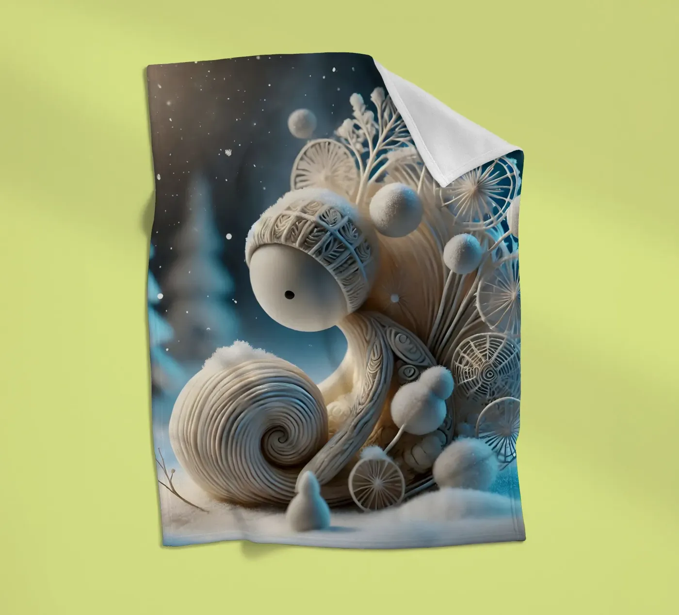 Twiglet Fleecedecke von Twinkle Art Studio