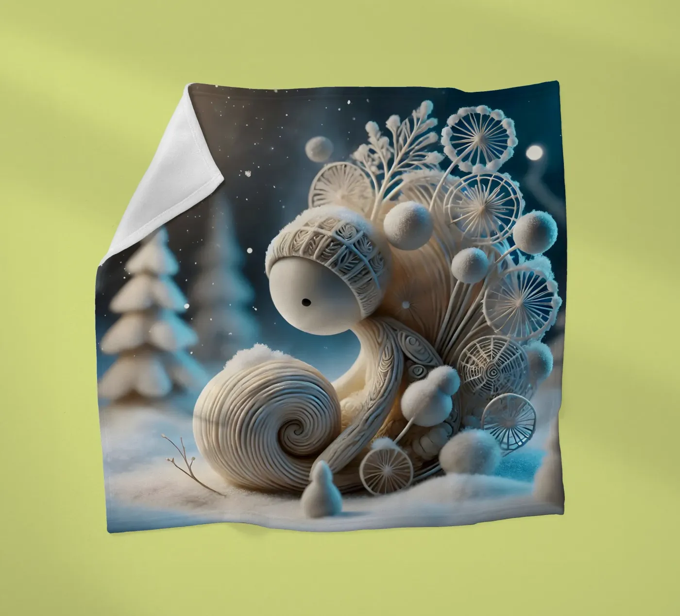 Twiglet Fleecedecke von Twinkle Art Studio