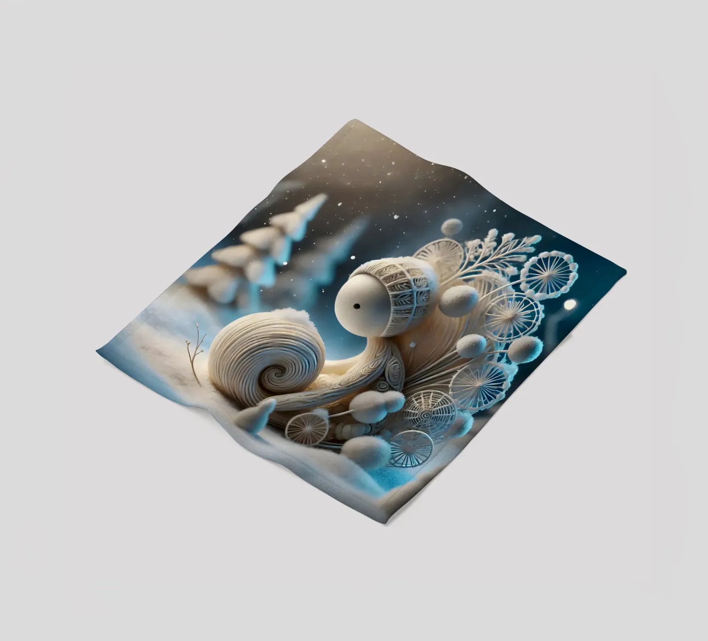 Twiglet Fleecedecke von Twinkle Art Studio
