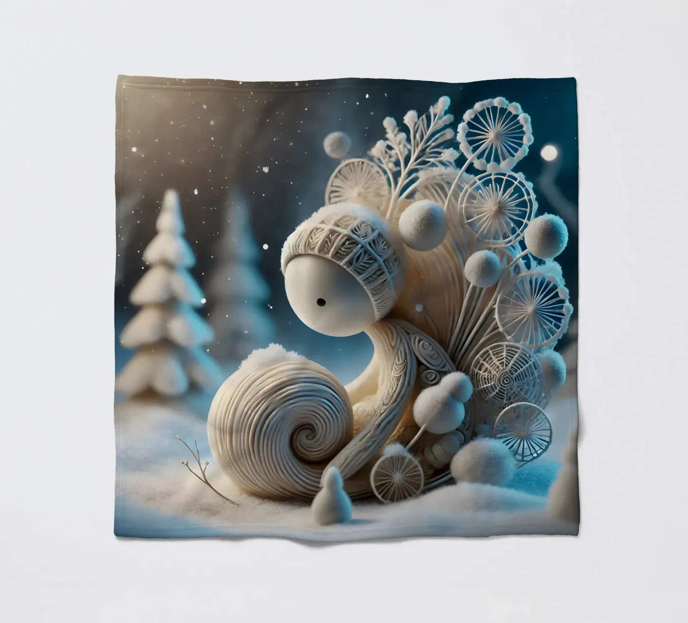 Twiglet Fleecedecke von Twinkle Art Studio