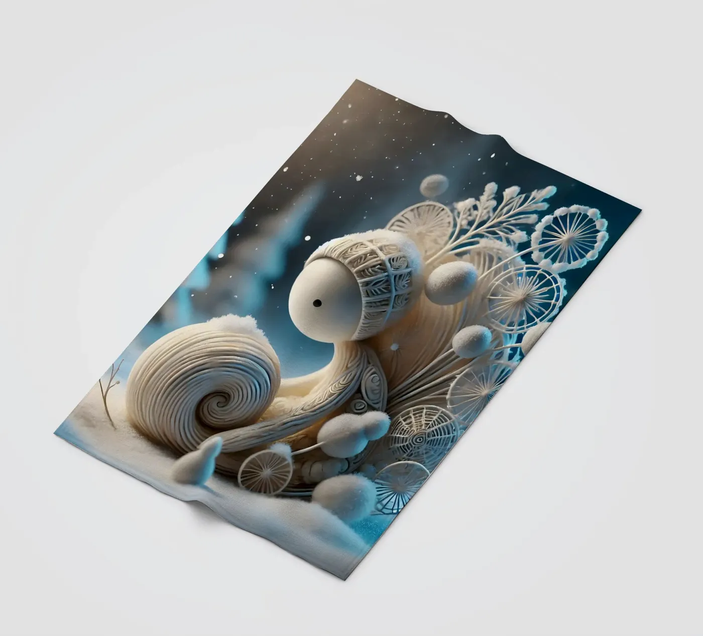 Twiglet Fleecedecke von Twinkle Art Studio