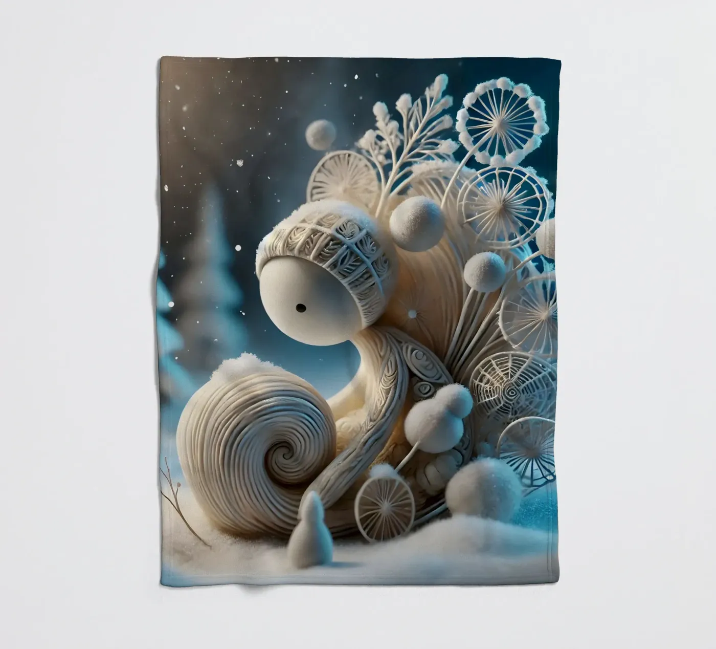 Twiglet Fleecedecke von Twinkle Art Studio
