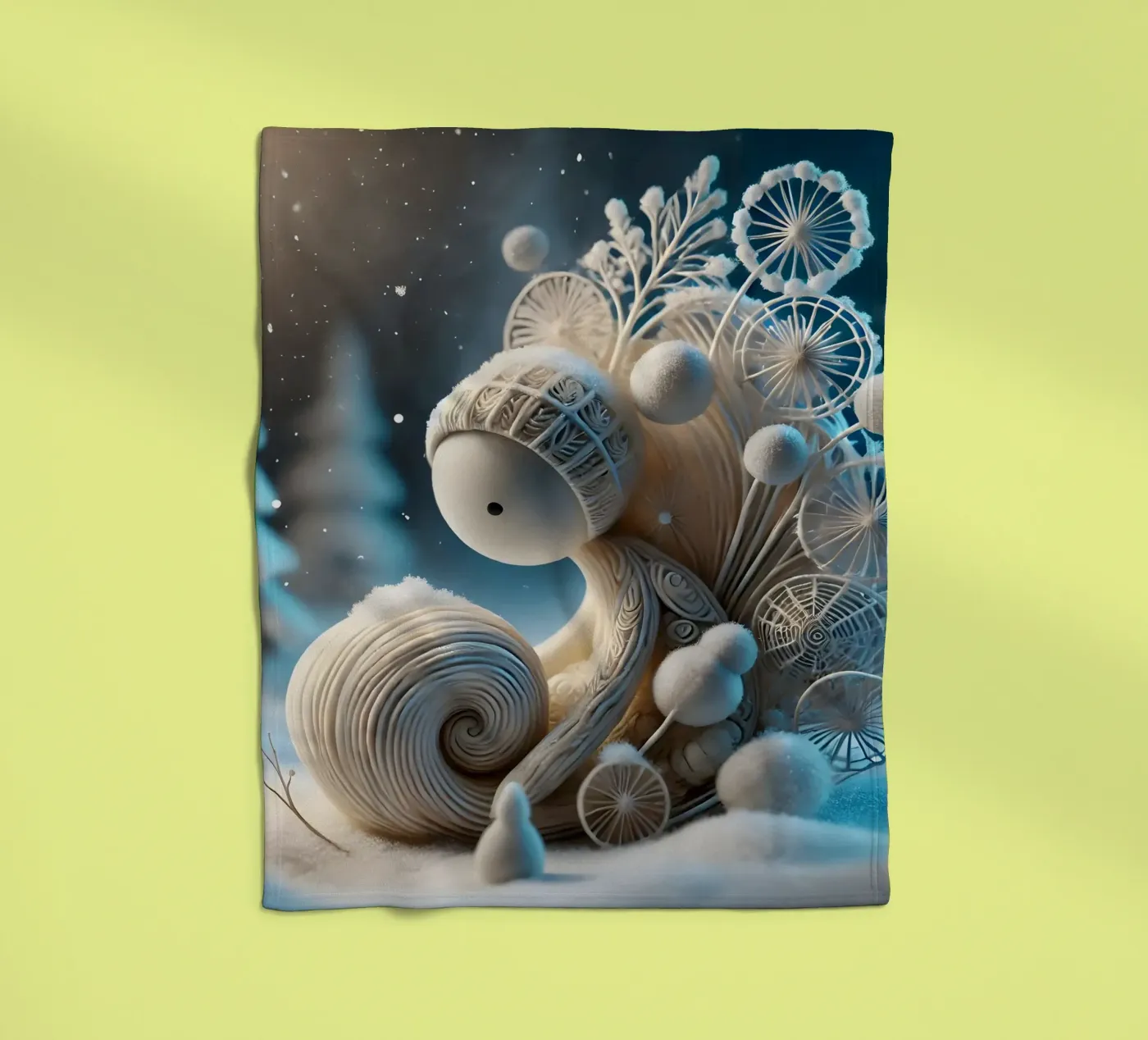 Twiglet Fleecedecke von Twinkle Art Studio