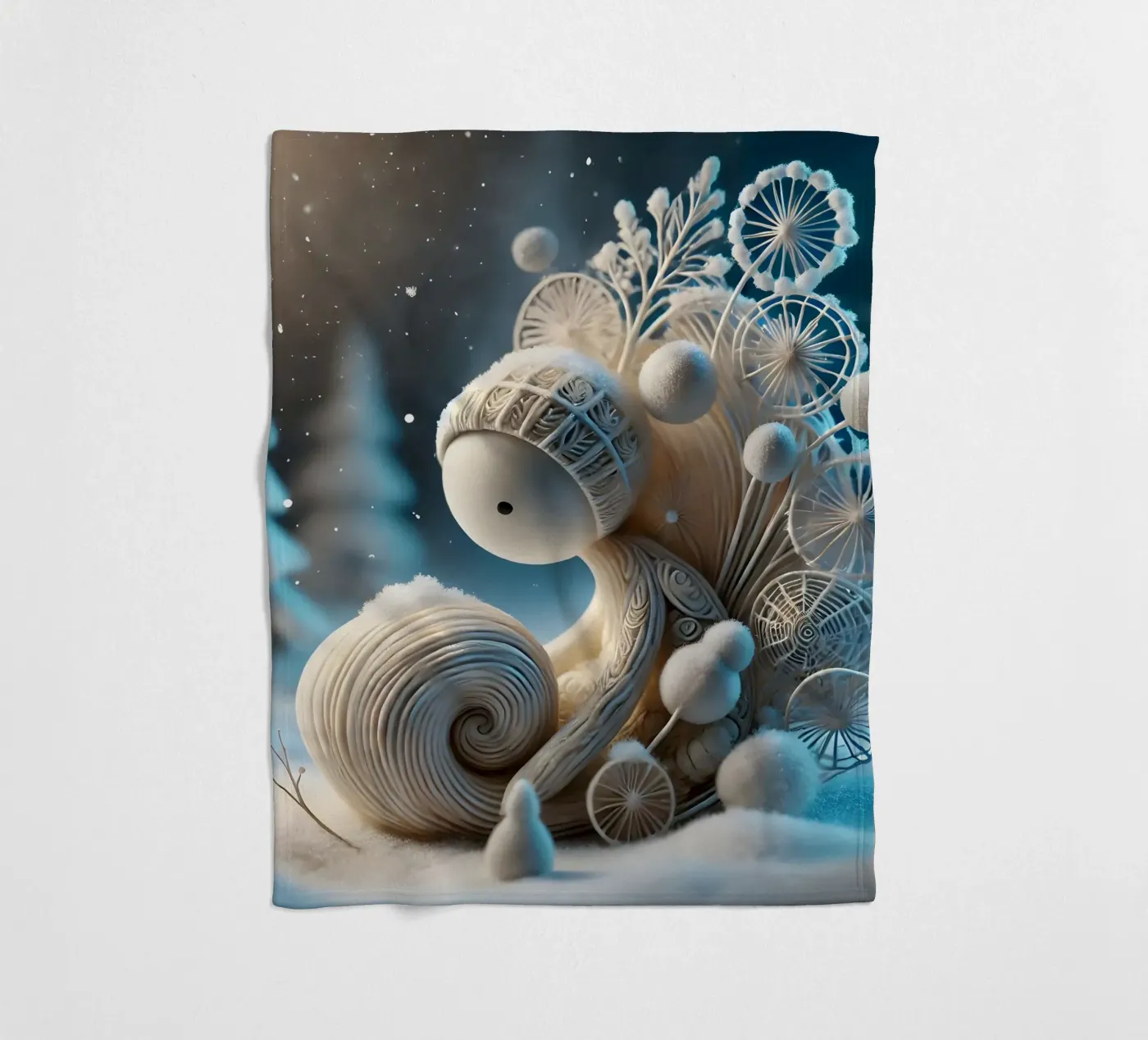 Twiglet Fleecedecke von Twinkle Art Studio