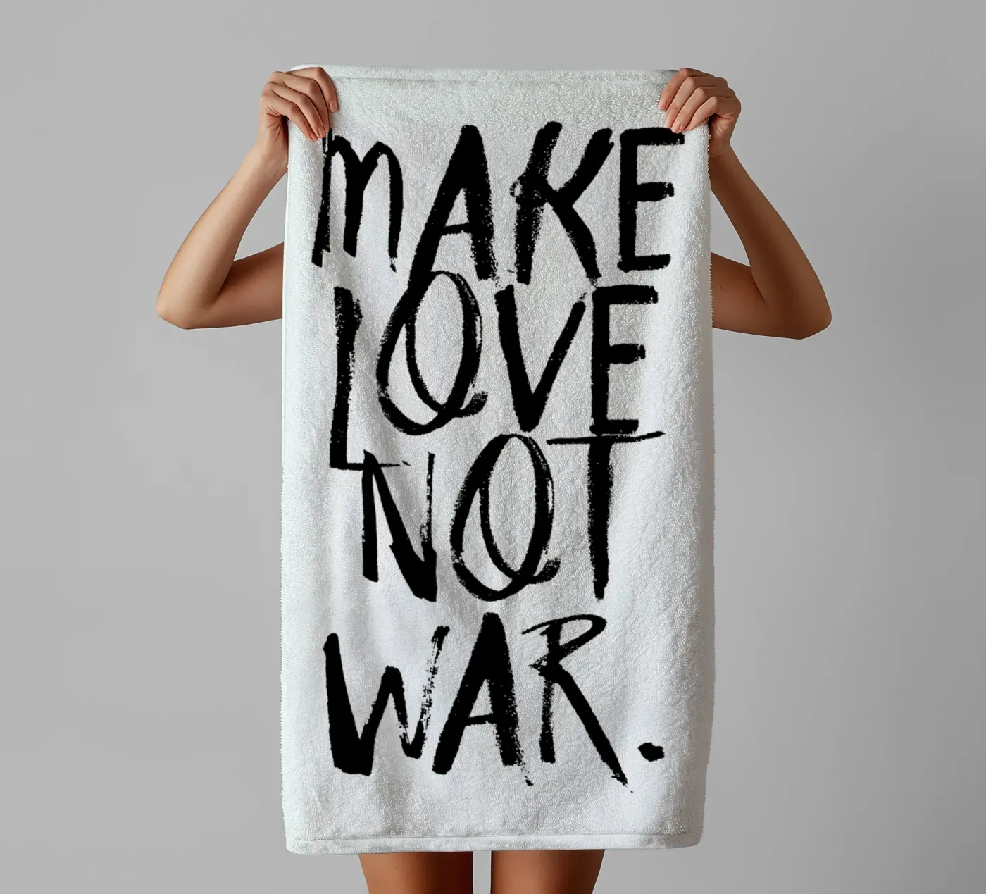 Make Love badhanddoek van Honeymoon Hotel