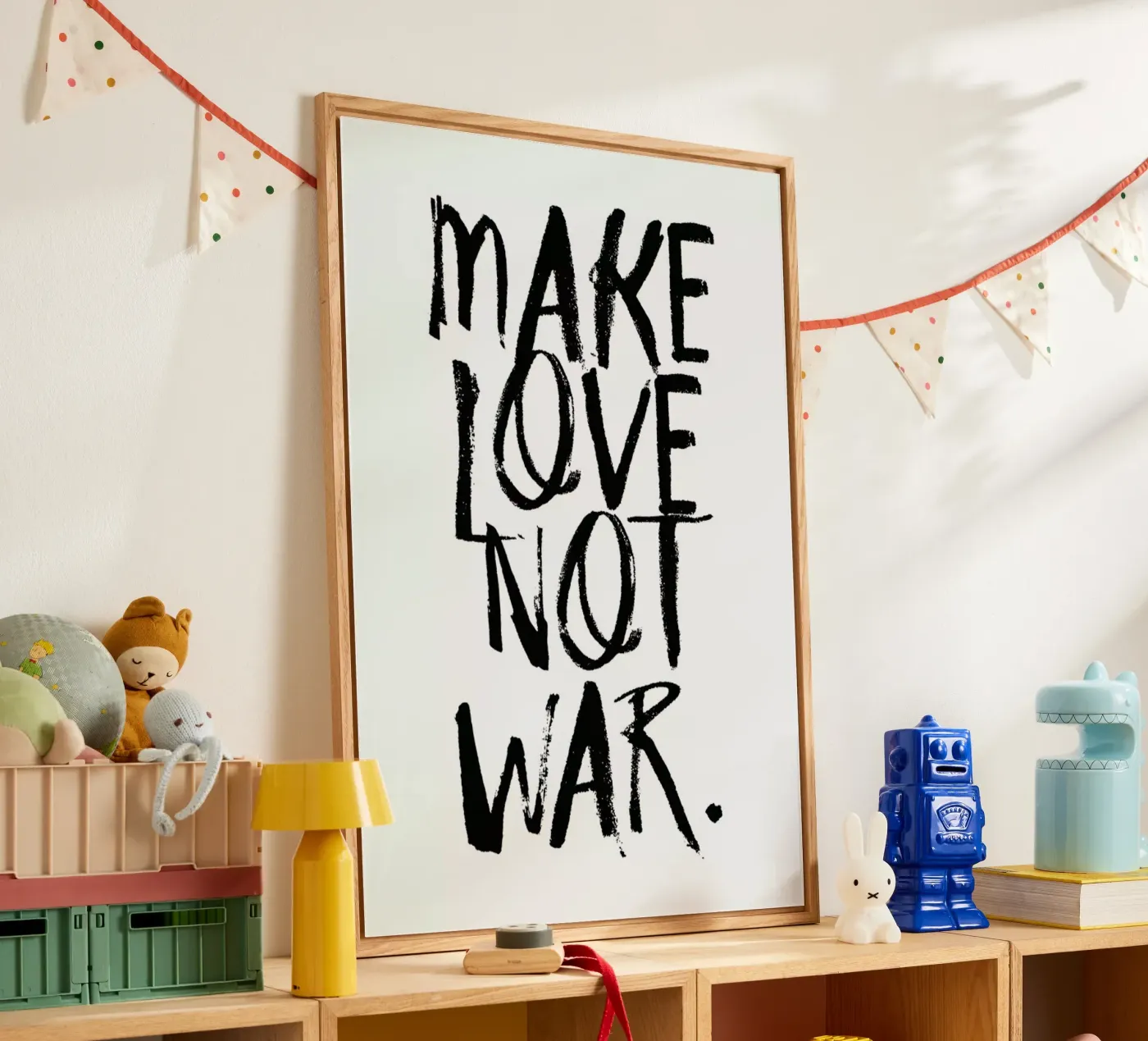 Make Love acrylic glass by Honeymoon Hotel