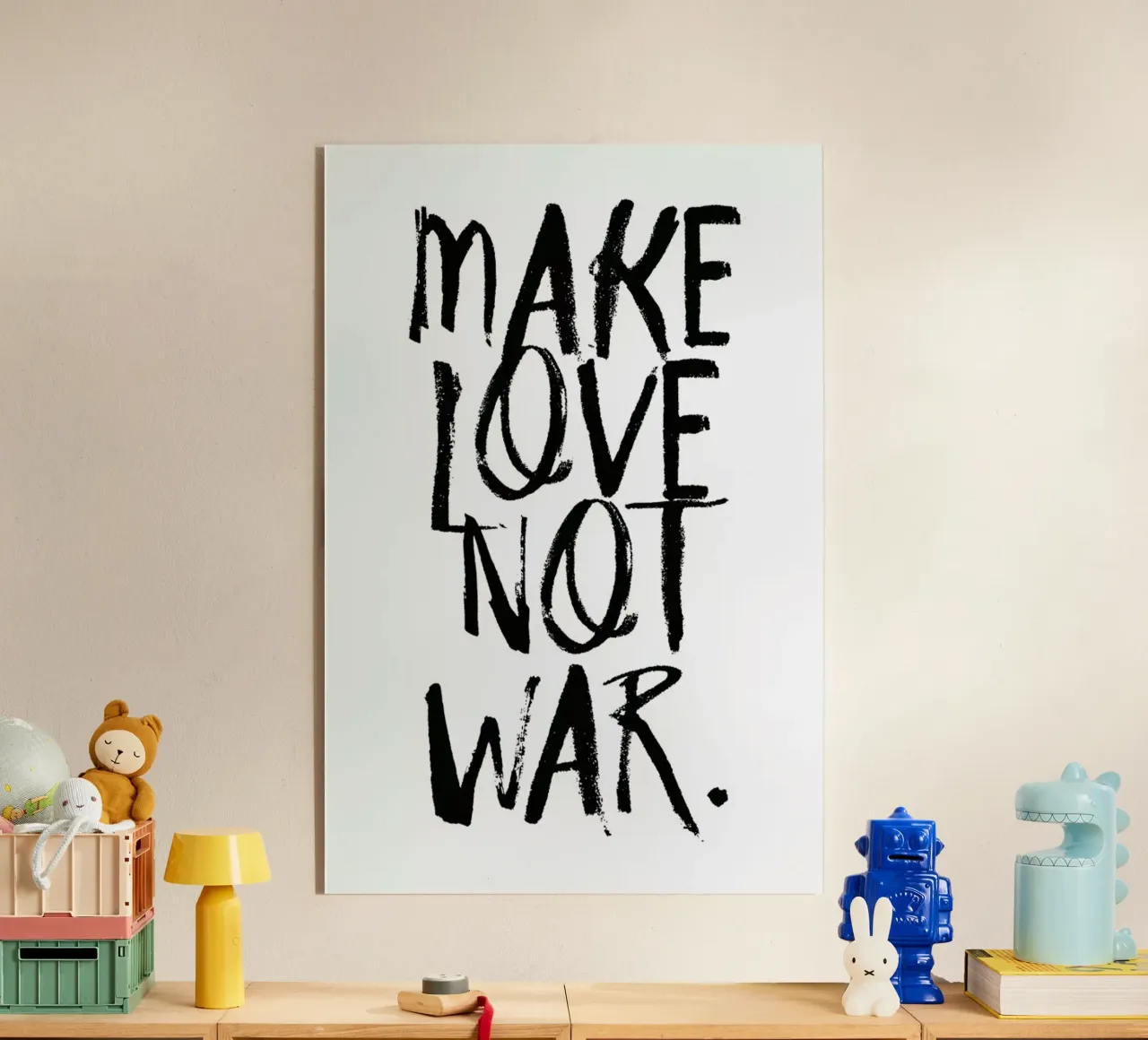 Make Love plexiglass da Honeymoon Hotel