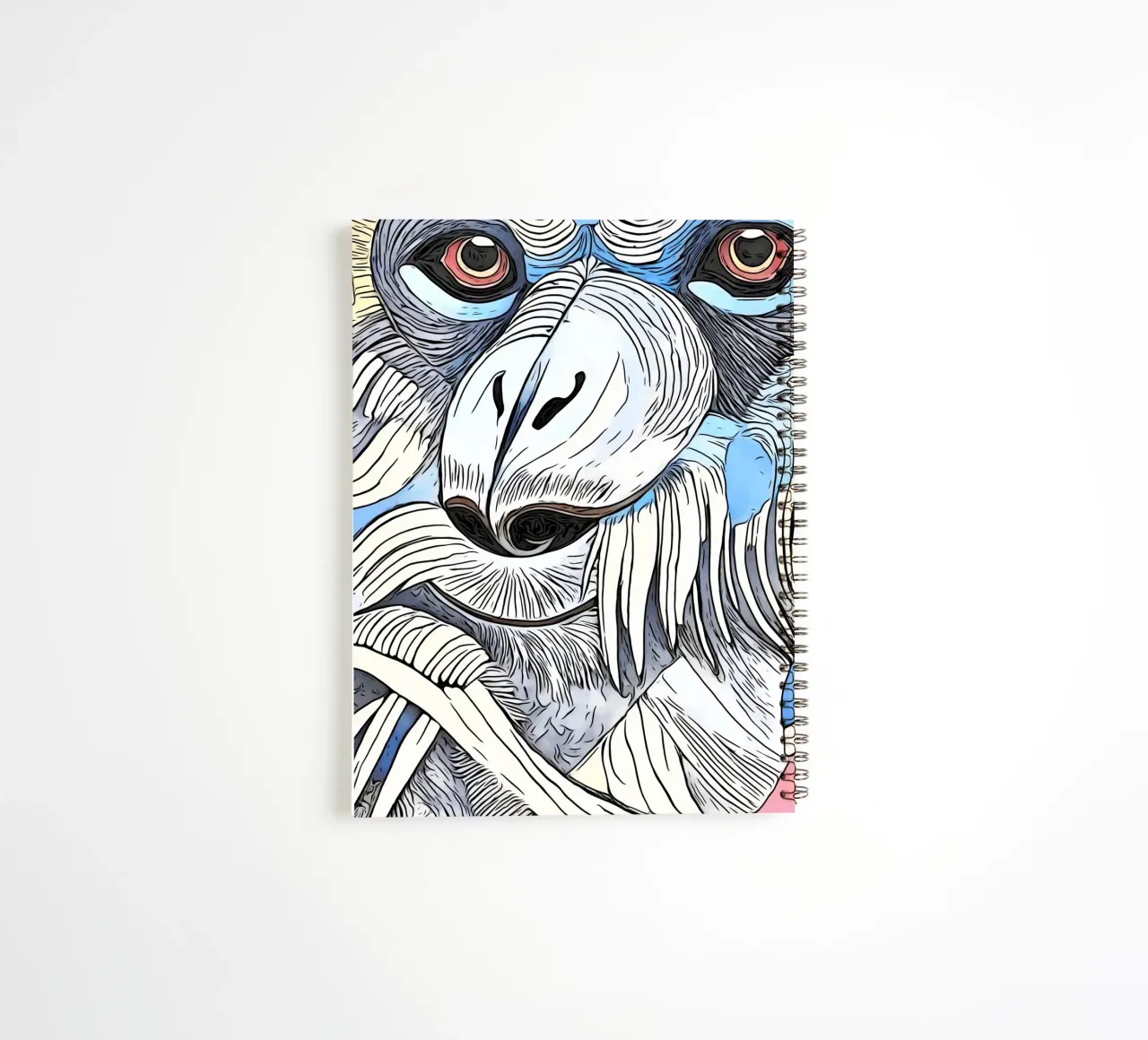 On safari in Africa, motif 15 spiral notebook by ZAMART
