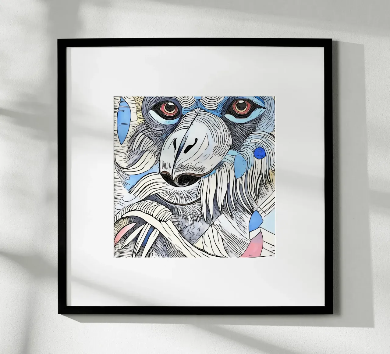 On safari in Africa, motif 15 hahnemühle by ZAMART