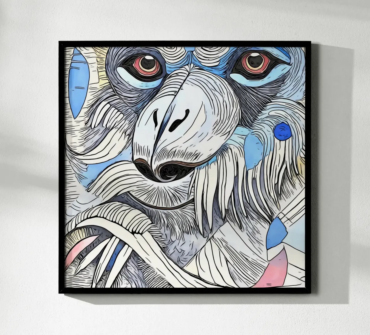 On safari in Africa, motif 15 hahnemühle by ZAMART