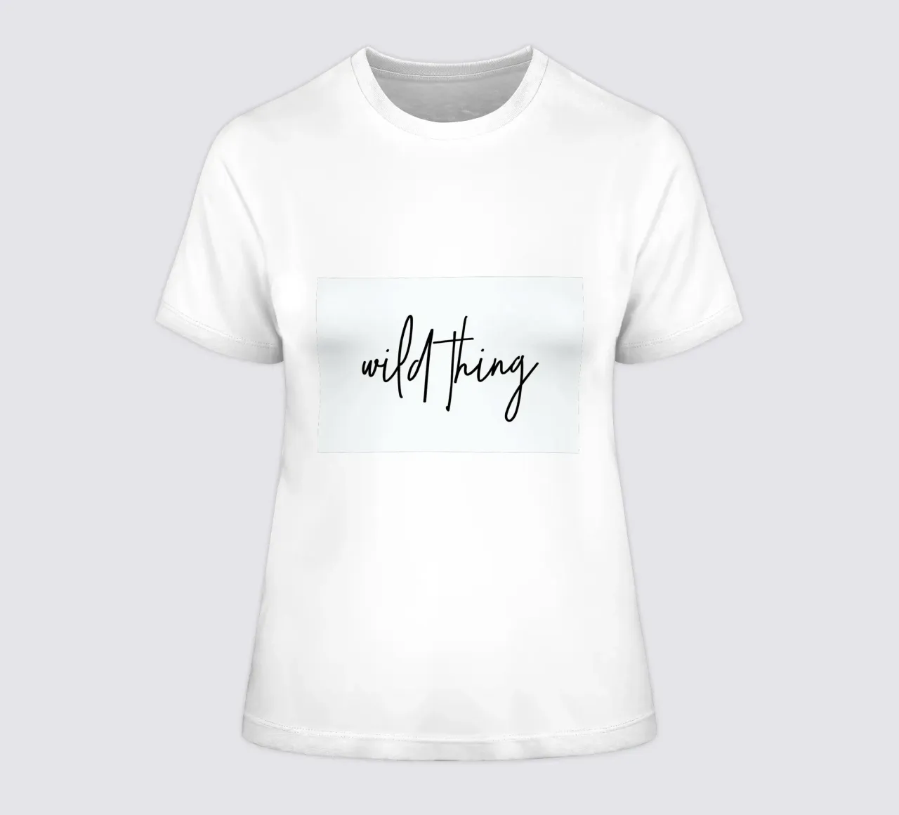Wild Thing women's fitted t-shirt by Honeymoon Hotel