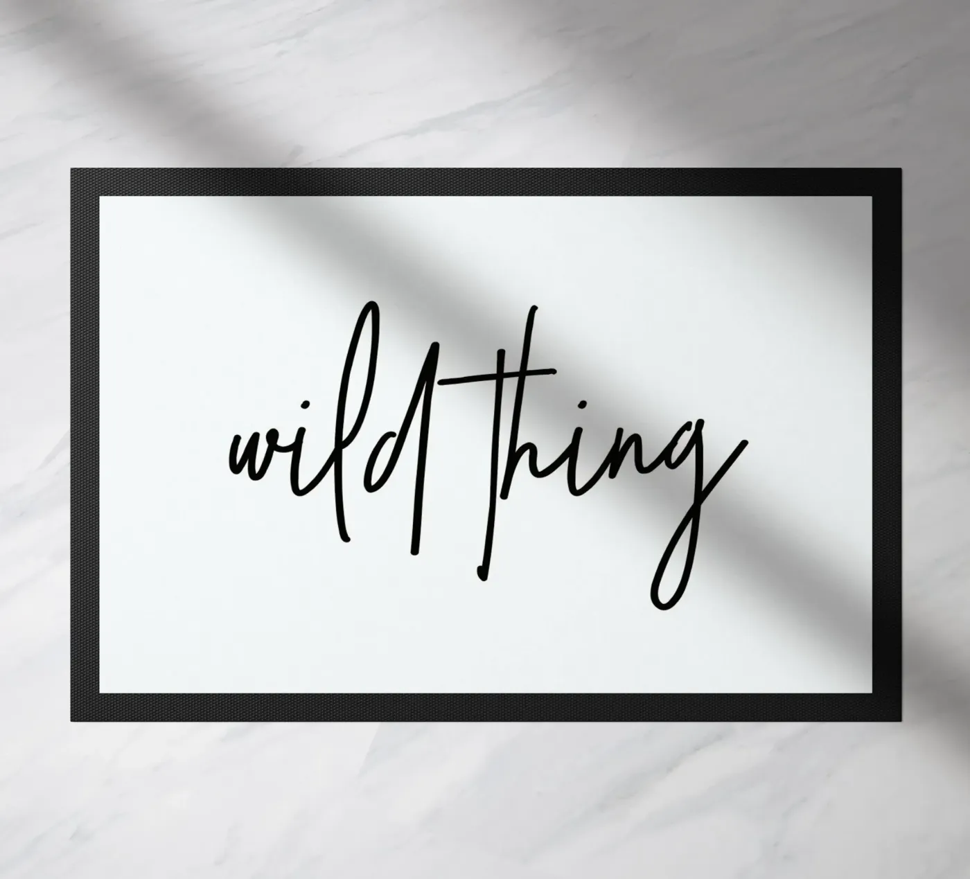 Wild Thing Fußmatte von Honeymoon Hotel