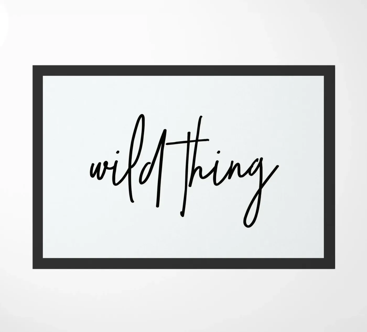 Wild Thing Fußmatte von Honeymoon Hotel