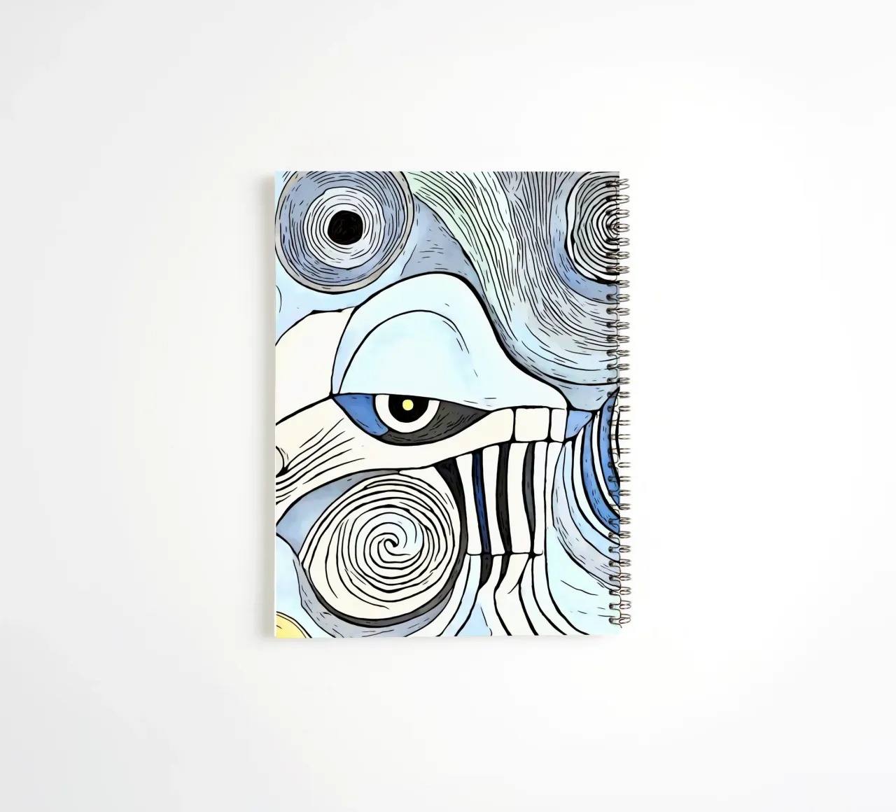 On safari in Africa, motif 16 spiral notebook by ZAMART