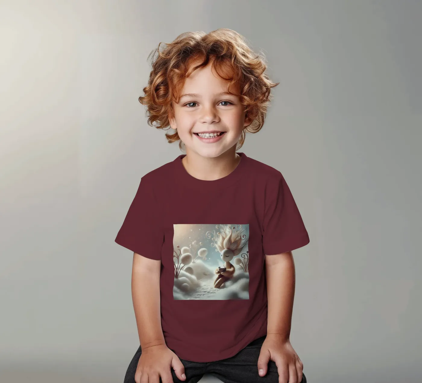 Ramoscello t-shirt bambini da Twinkle Art Studio
