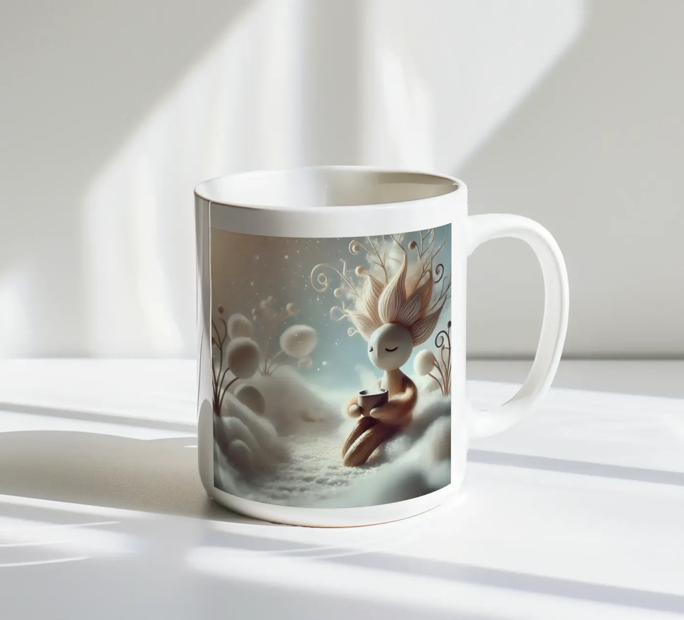 Twiglet ceramic mug by Twinkle Art Studio