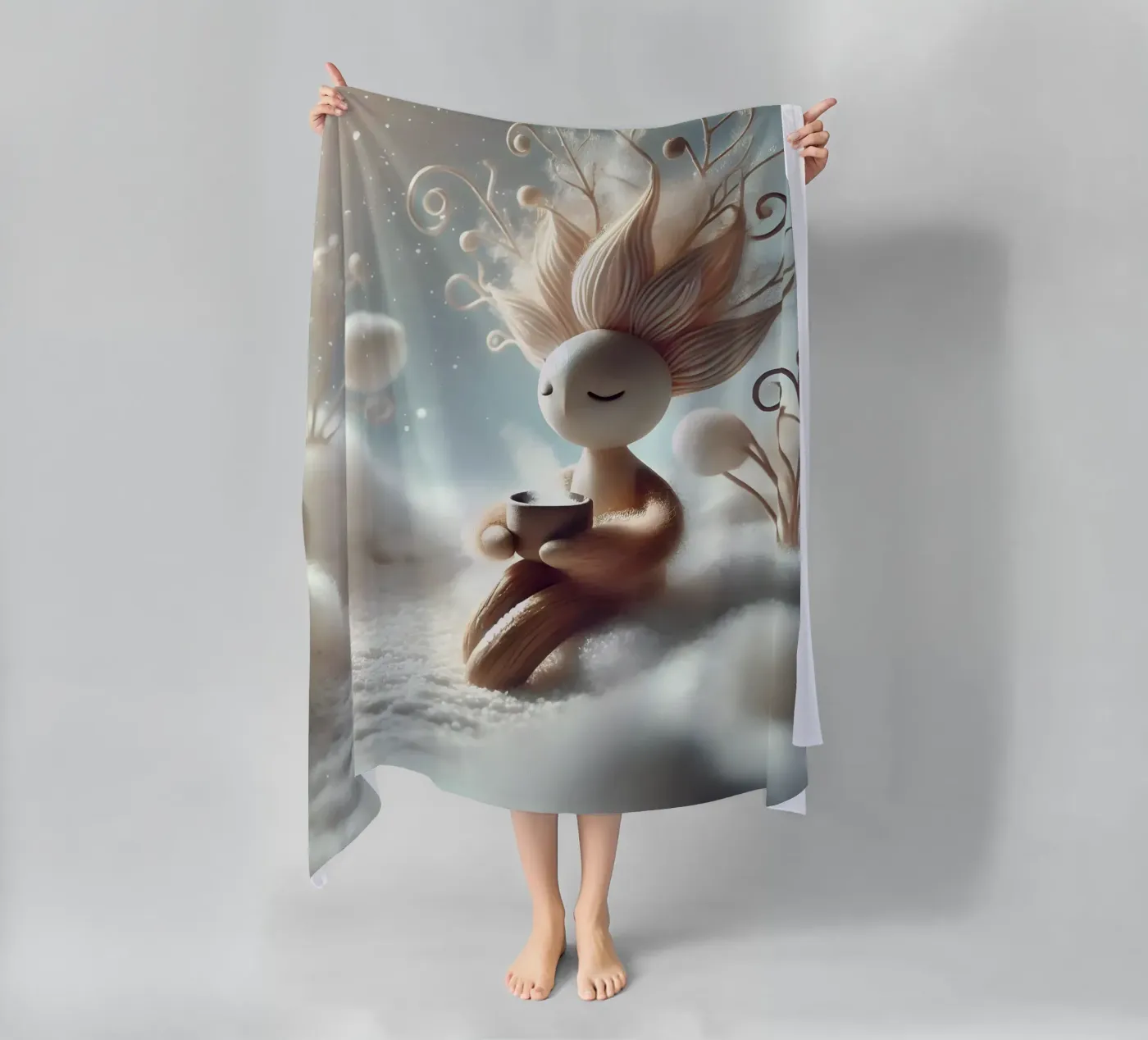 Ramoscello telo mare da Twinkle Art Studio