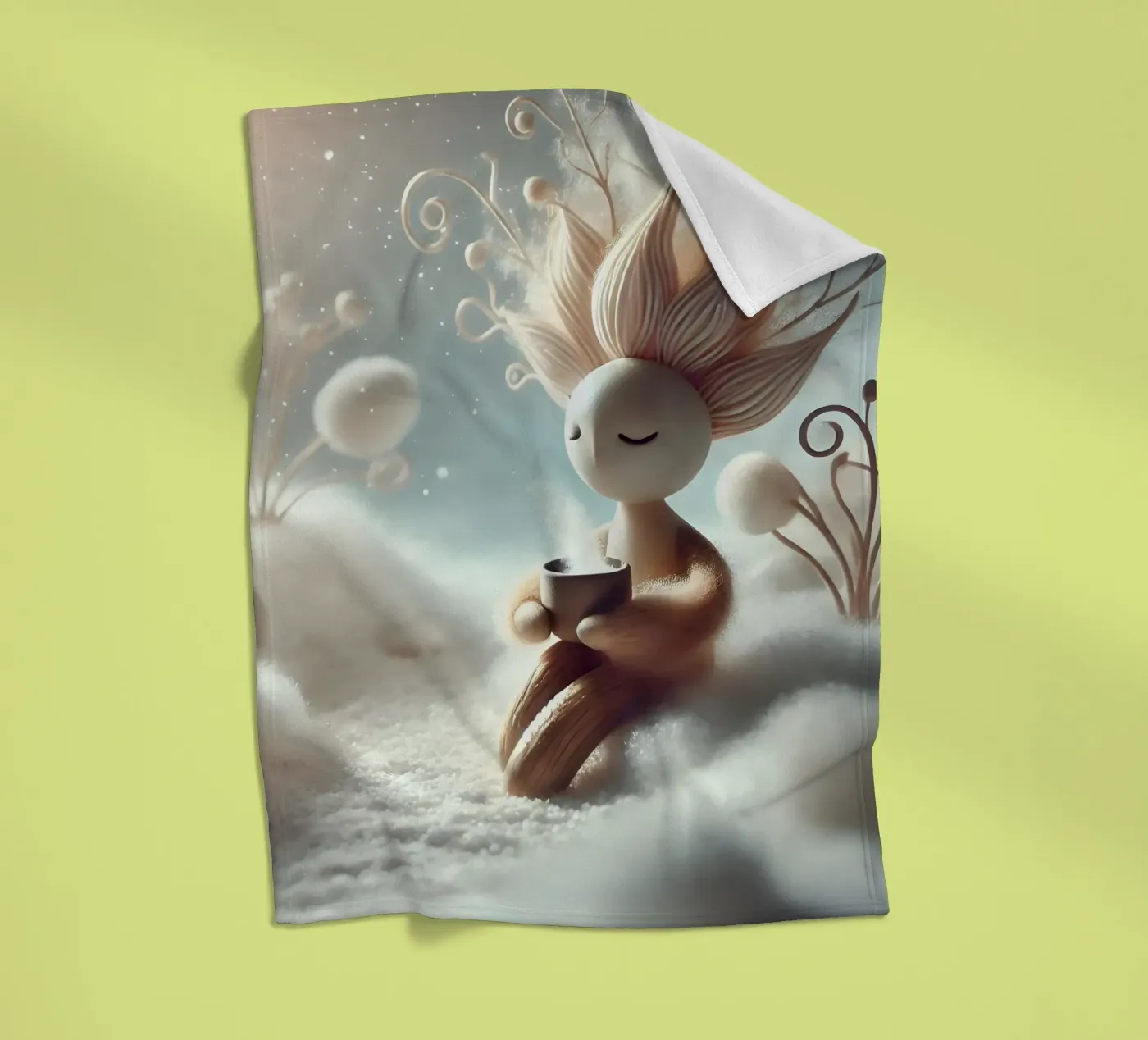 Twiglet Fleecedecke von Twinkle Art Studio