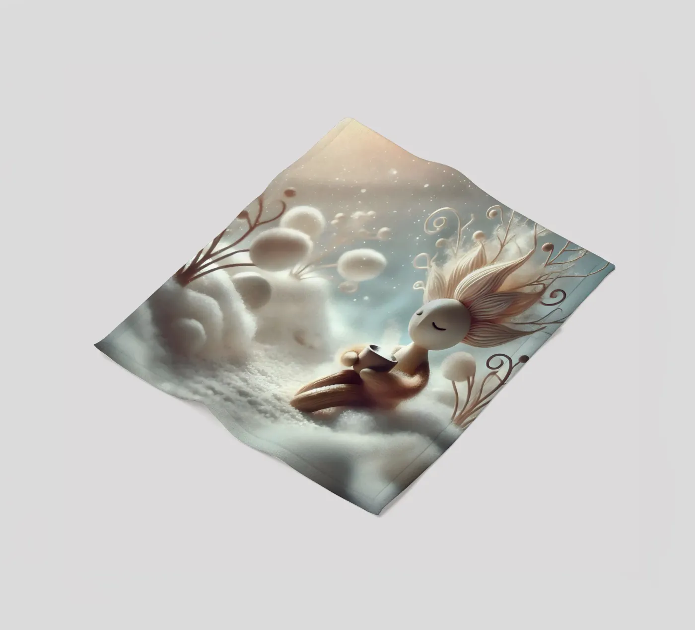 Twiglet Fleecedecke von Twinkle Art Studio