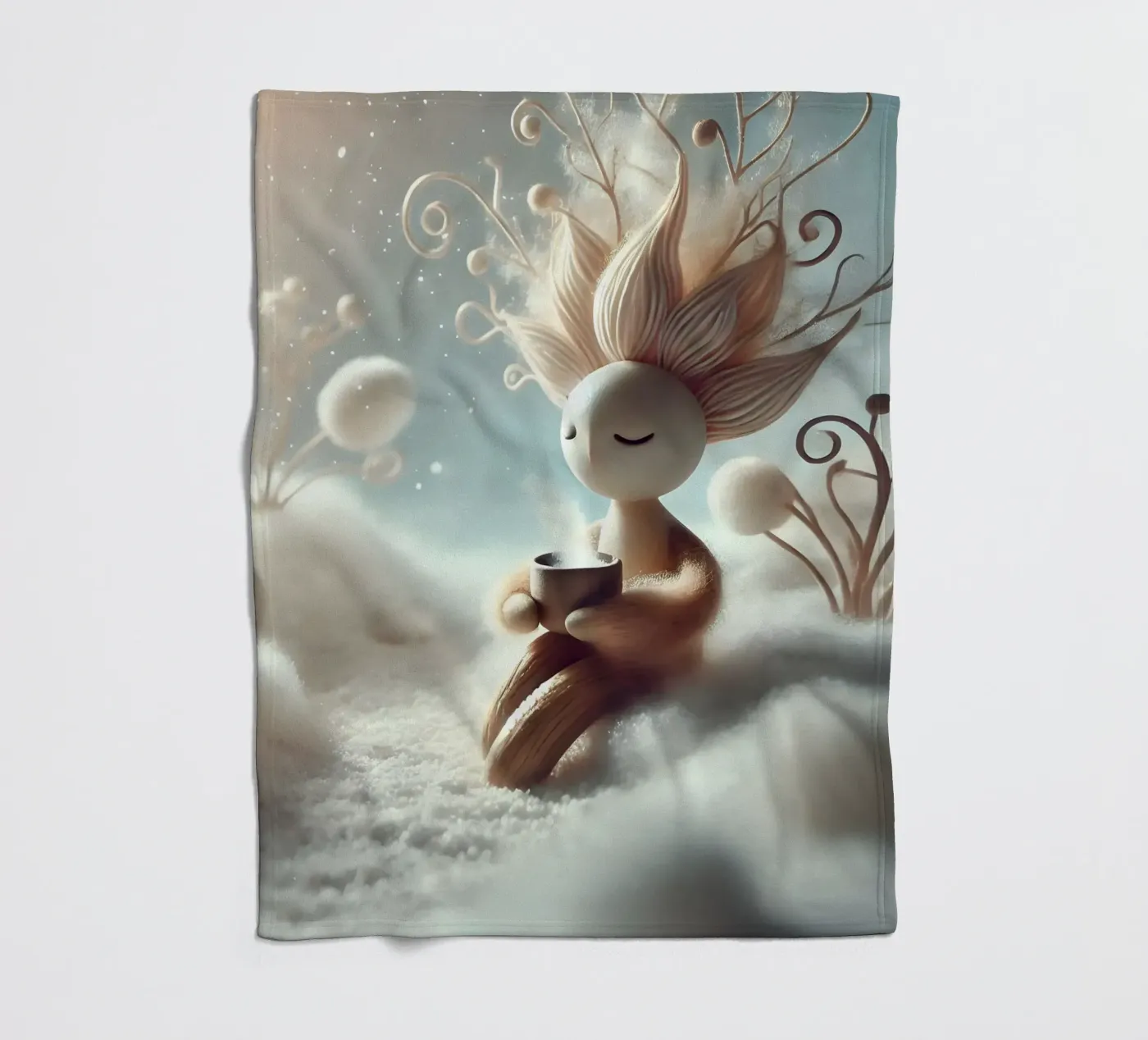 Twiglet Fleecedecke von Twinkle Art Studio