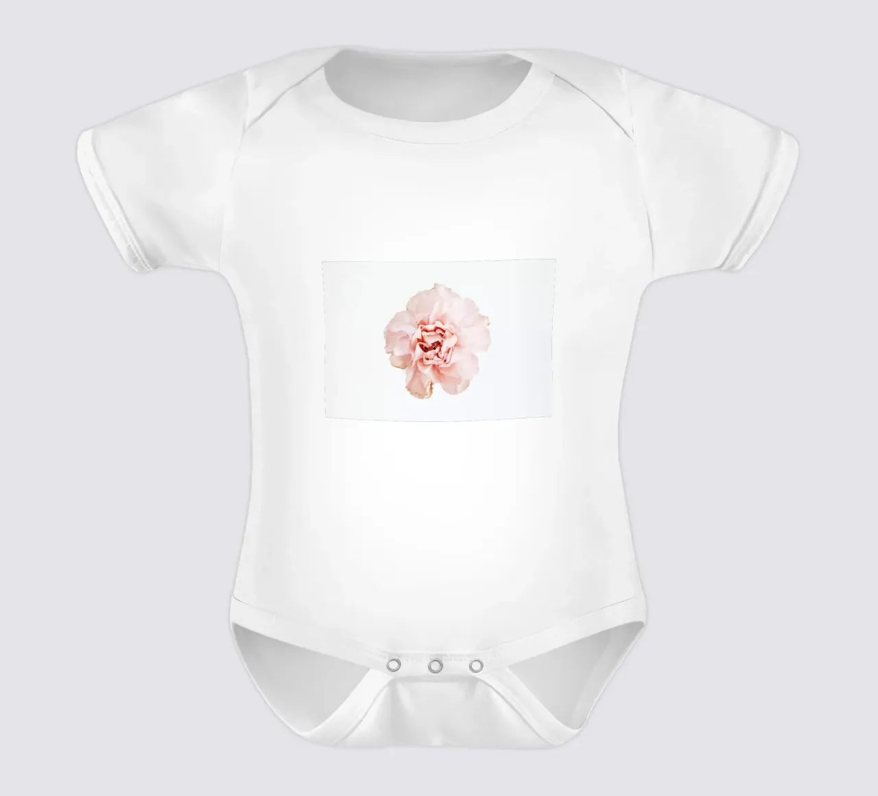 Carnation body neonato maniche corte da Miles of Light