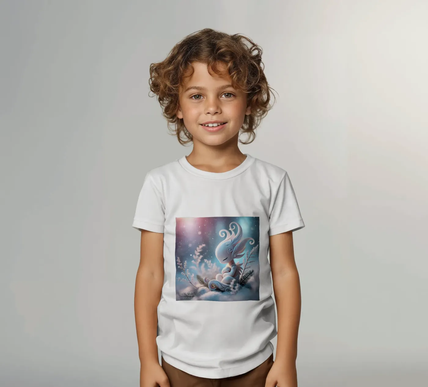 Ramoscello t-shirt bambini da Twinkle Art Studio