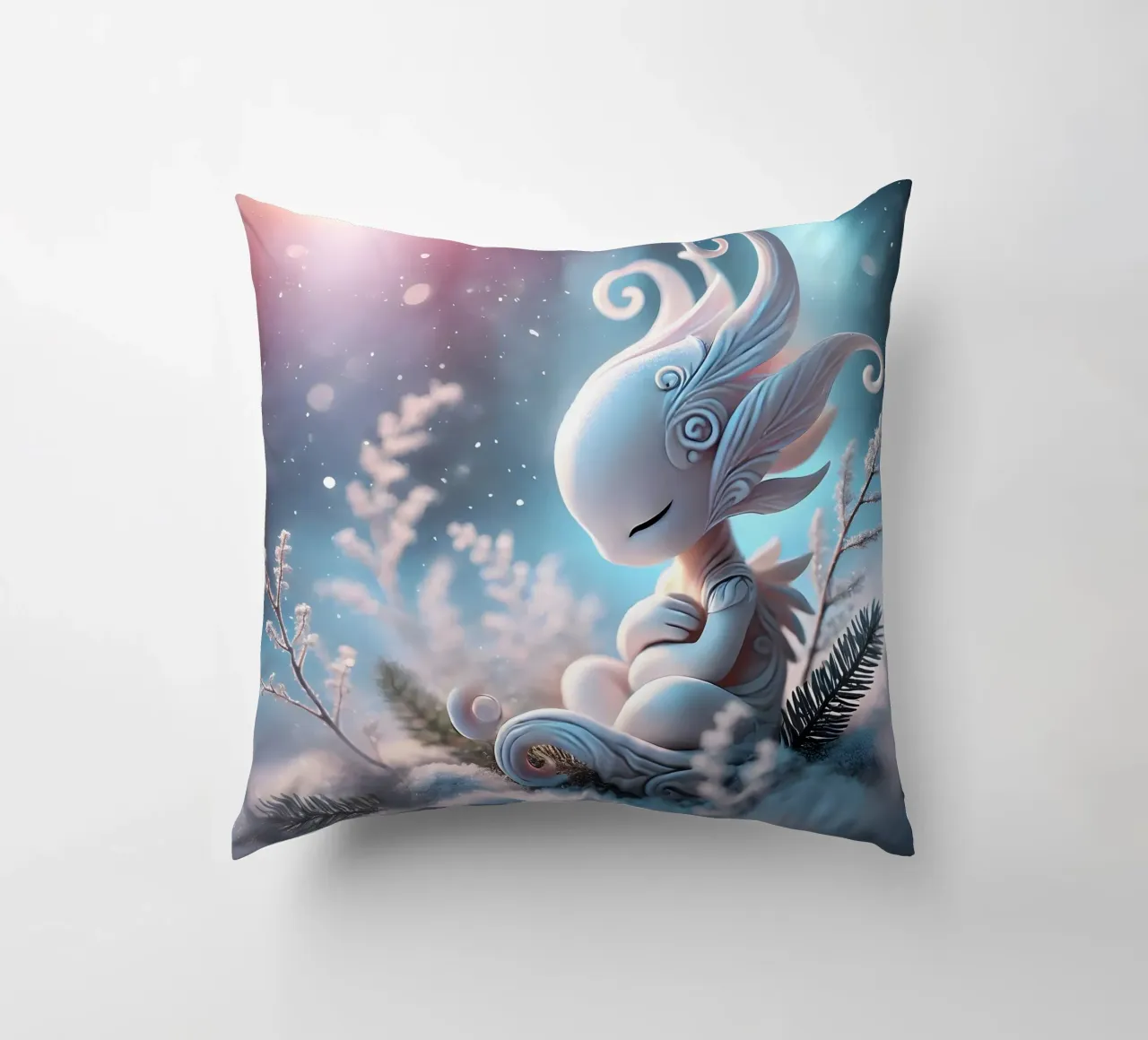 Twiglet decorative cushion by Twinkle Art Studio