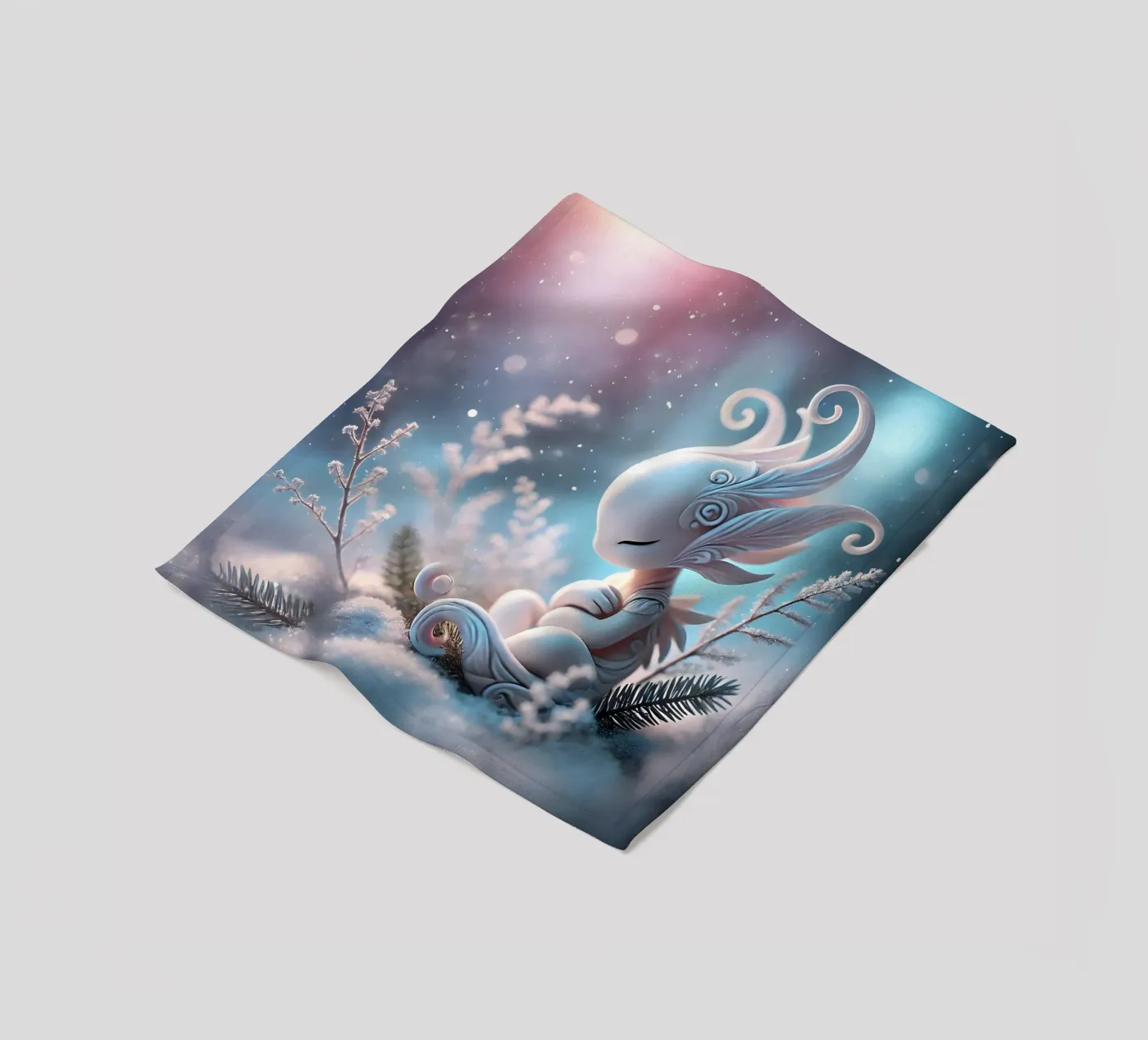 Twiglet Fleecedecke von Twinkle Art Studio