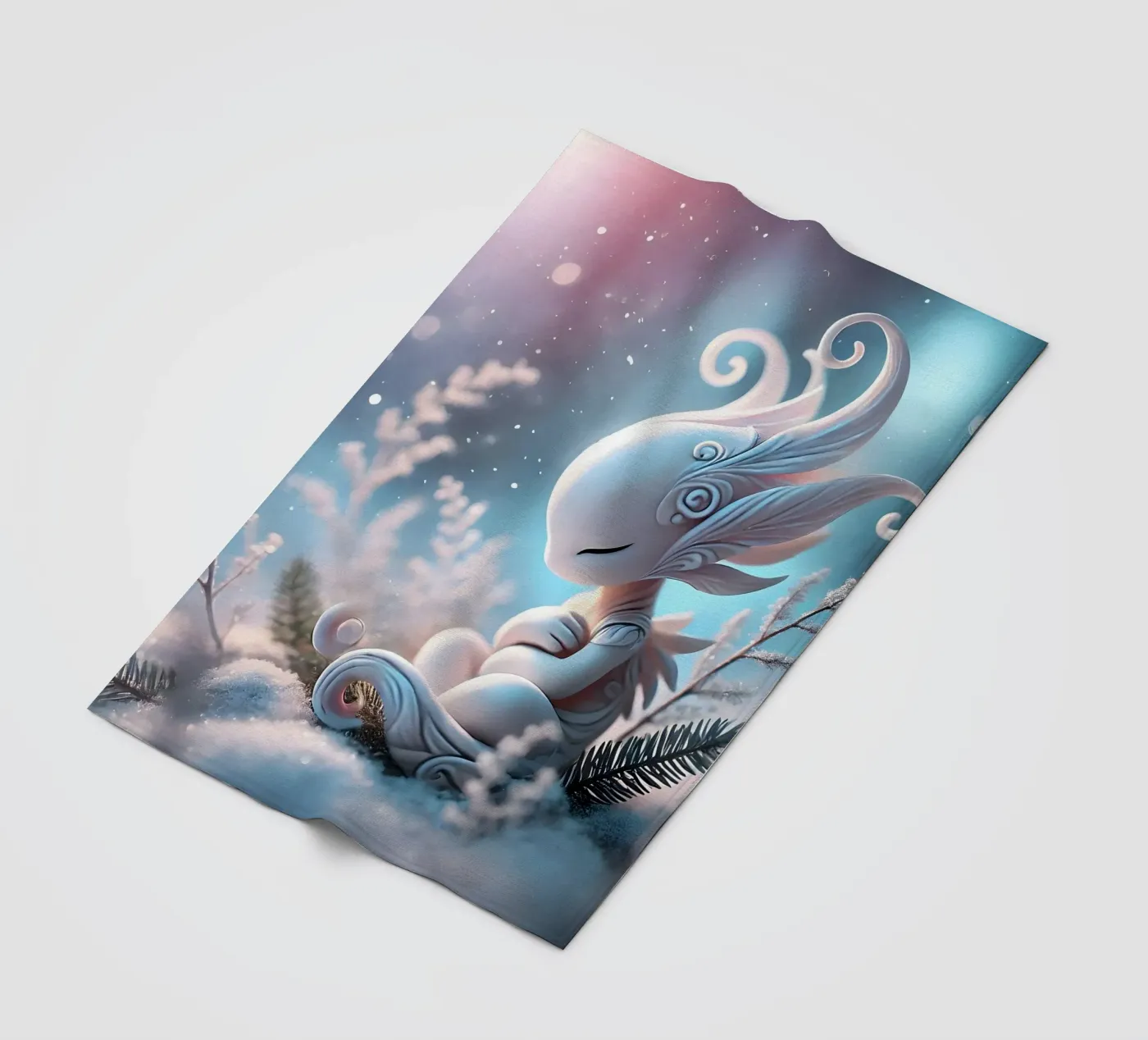 Twiglet Fleecedecke von Twinkle Art Studio