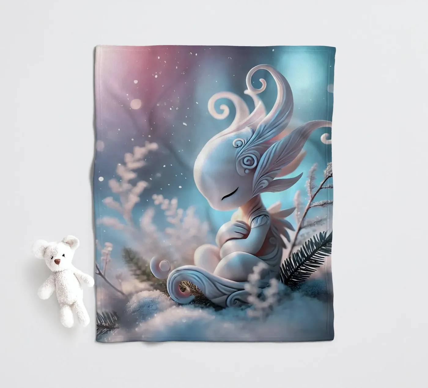 Twiglet Fleecedecke von Twinkle Art Studio