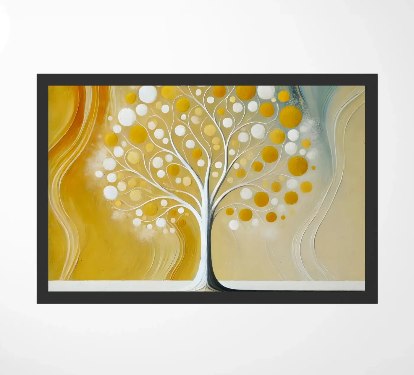 Tree - yellow doormat by spiritual