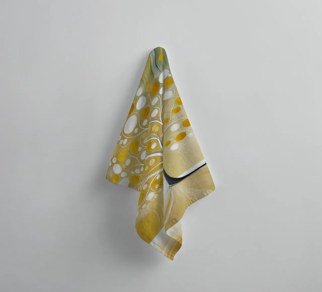 Arbre - jaune serviette de bain de spiritual