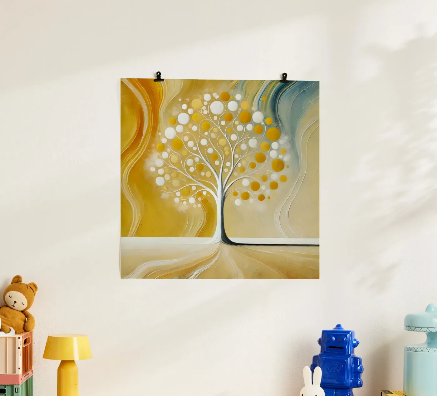 Albero - giallo poster da spiritual