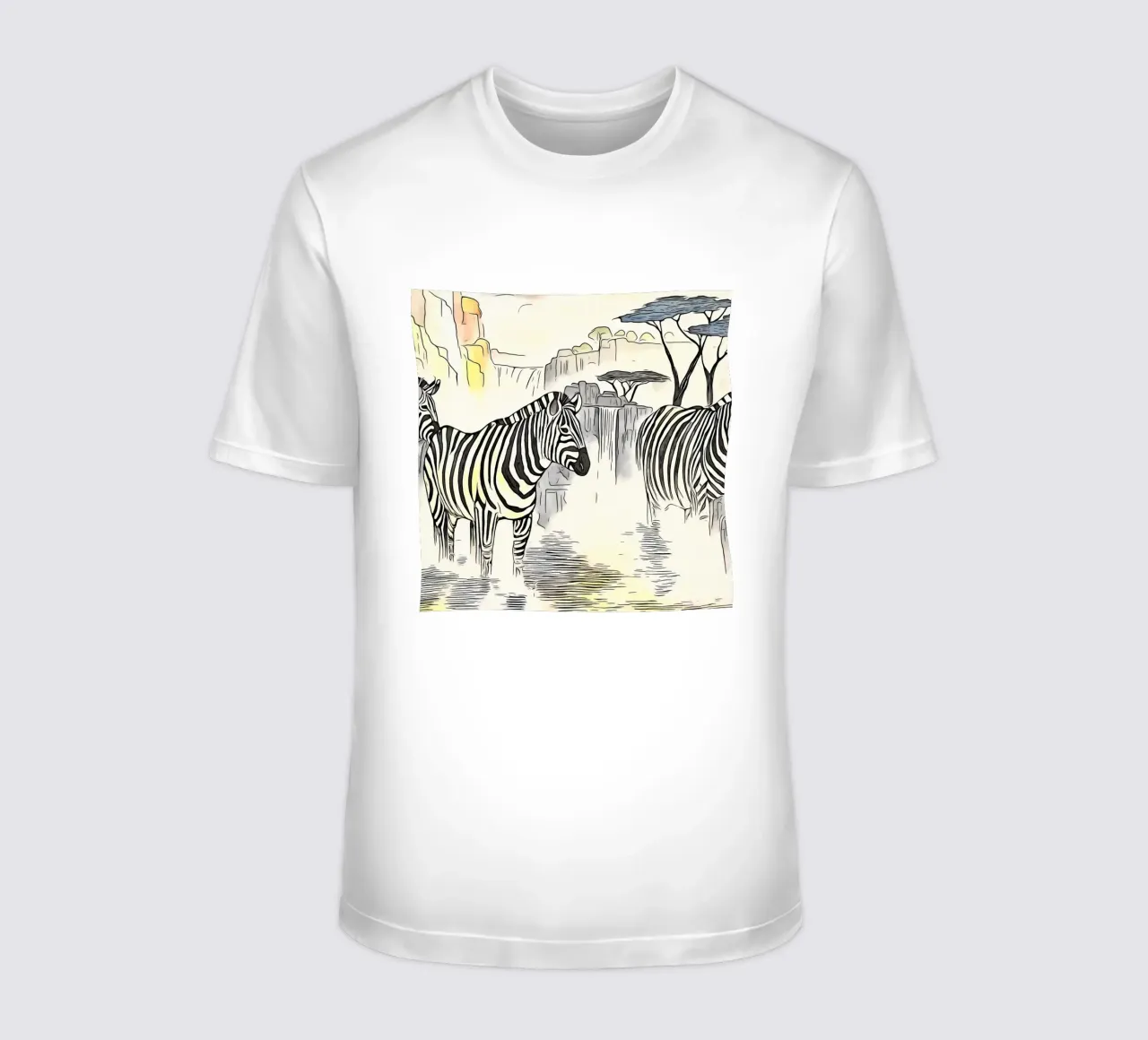 On the road in Africa, motif 6 t-shirt by ZAMART