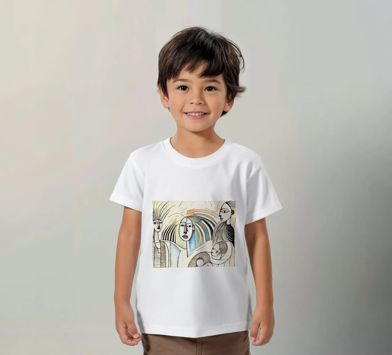 On the road in Africa, motif 1 kids t-shirt by ZAMART