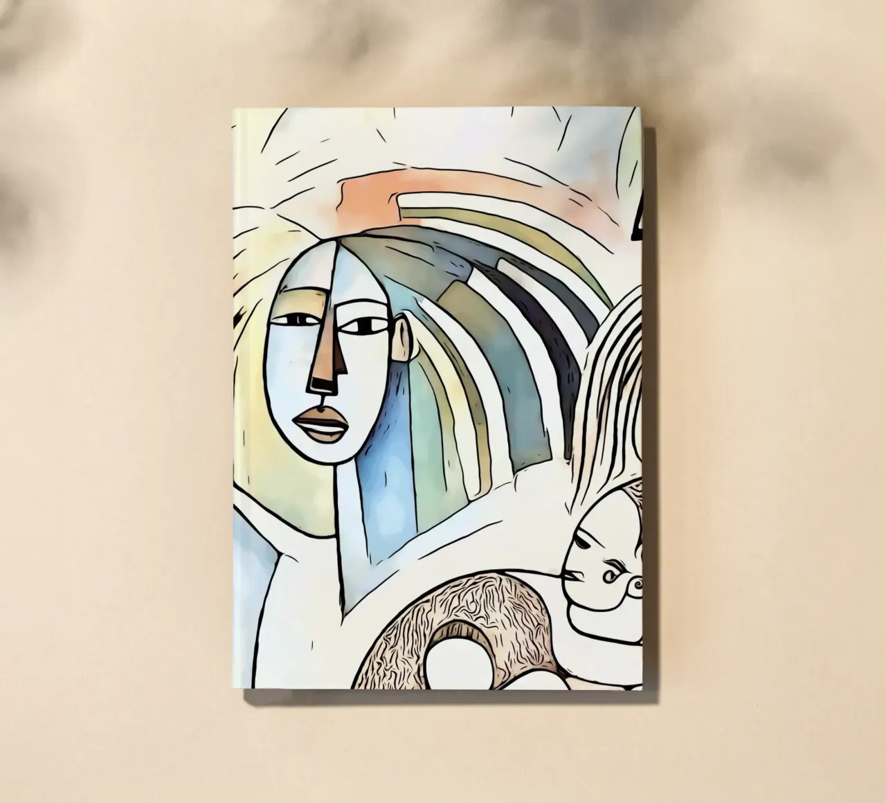 En route pour l'Afrique, motif 1 carnet de notes de ZAMART