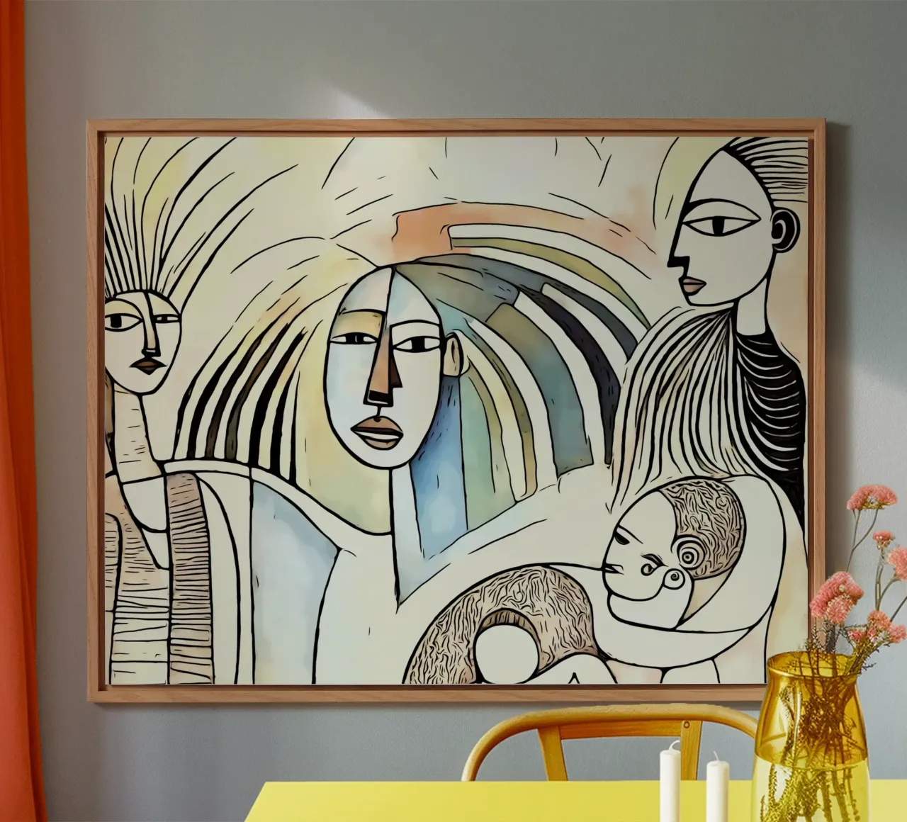 On the road in Africa, motif 1 forex plate by ZAMART