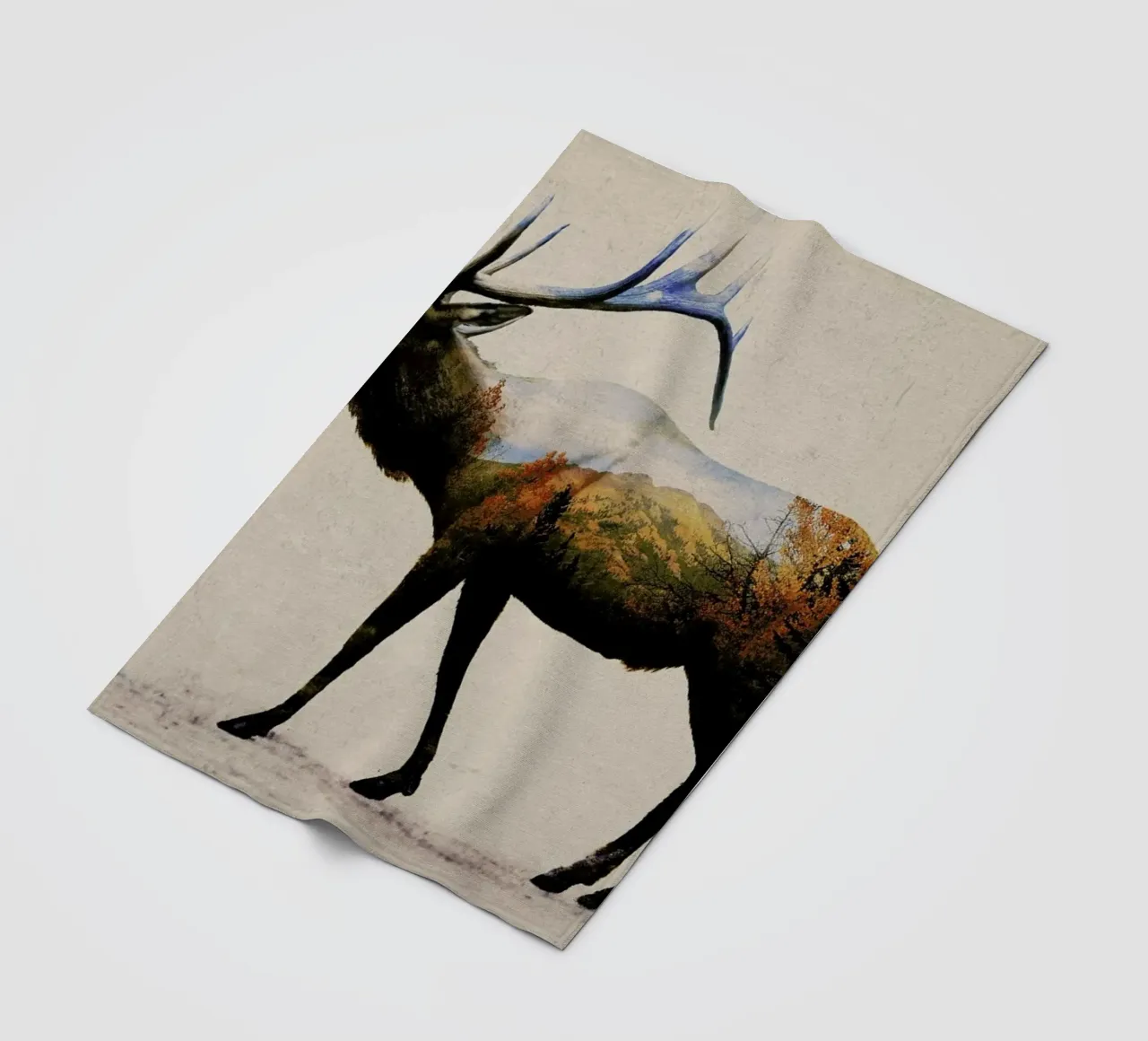 The Rocky Mountain Elk fleece blanket by Davies Babies