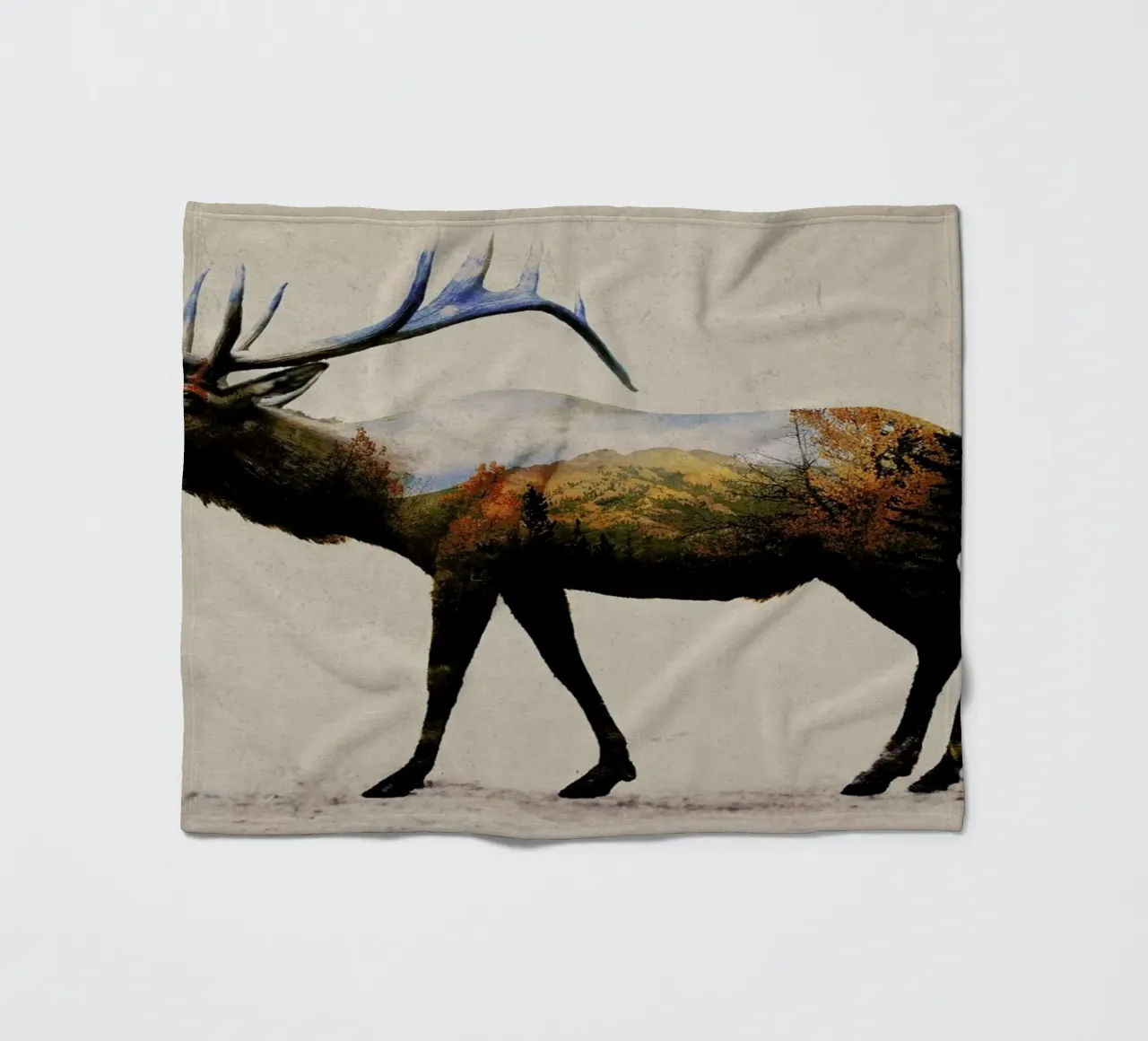 The Rocky Mountain Elk fleece blanket by Davies Babies