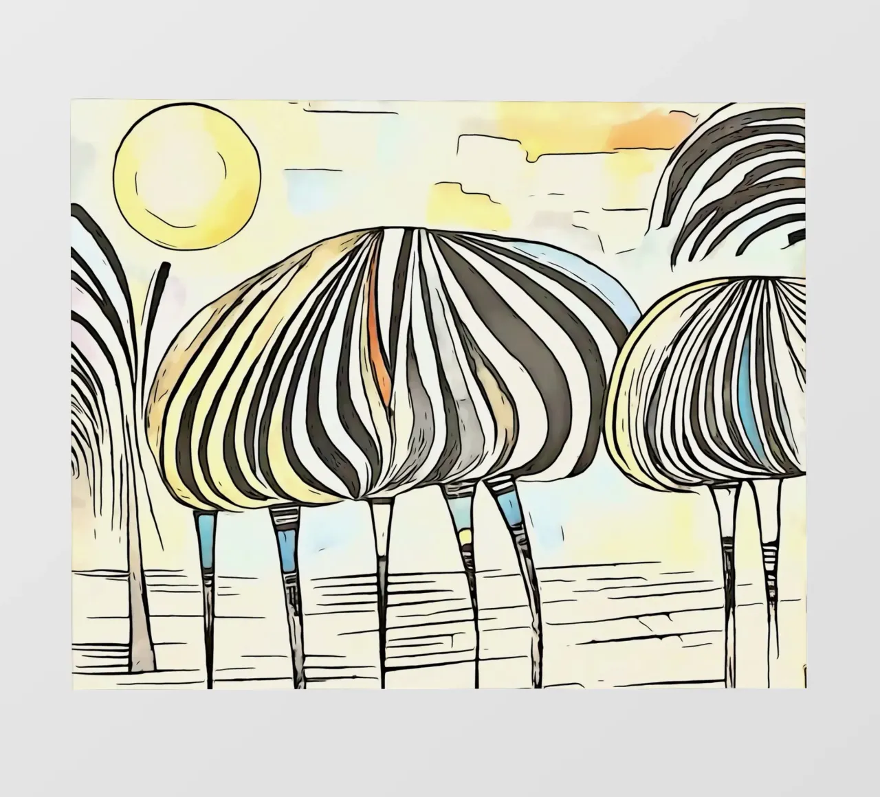 On the road in Africa, motif 4 pvc cover by ZAMART