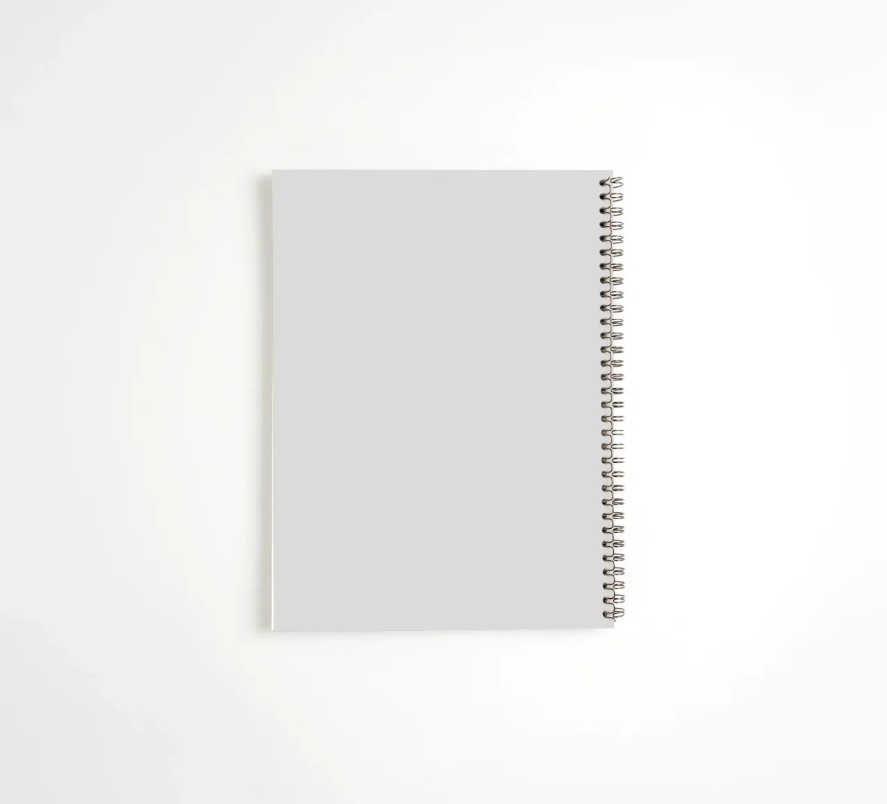 Number One Mum Typography Design in Black and Grey spiral notebook by THE MOTIVATED TYPE