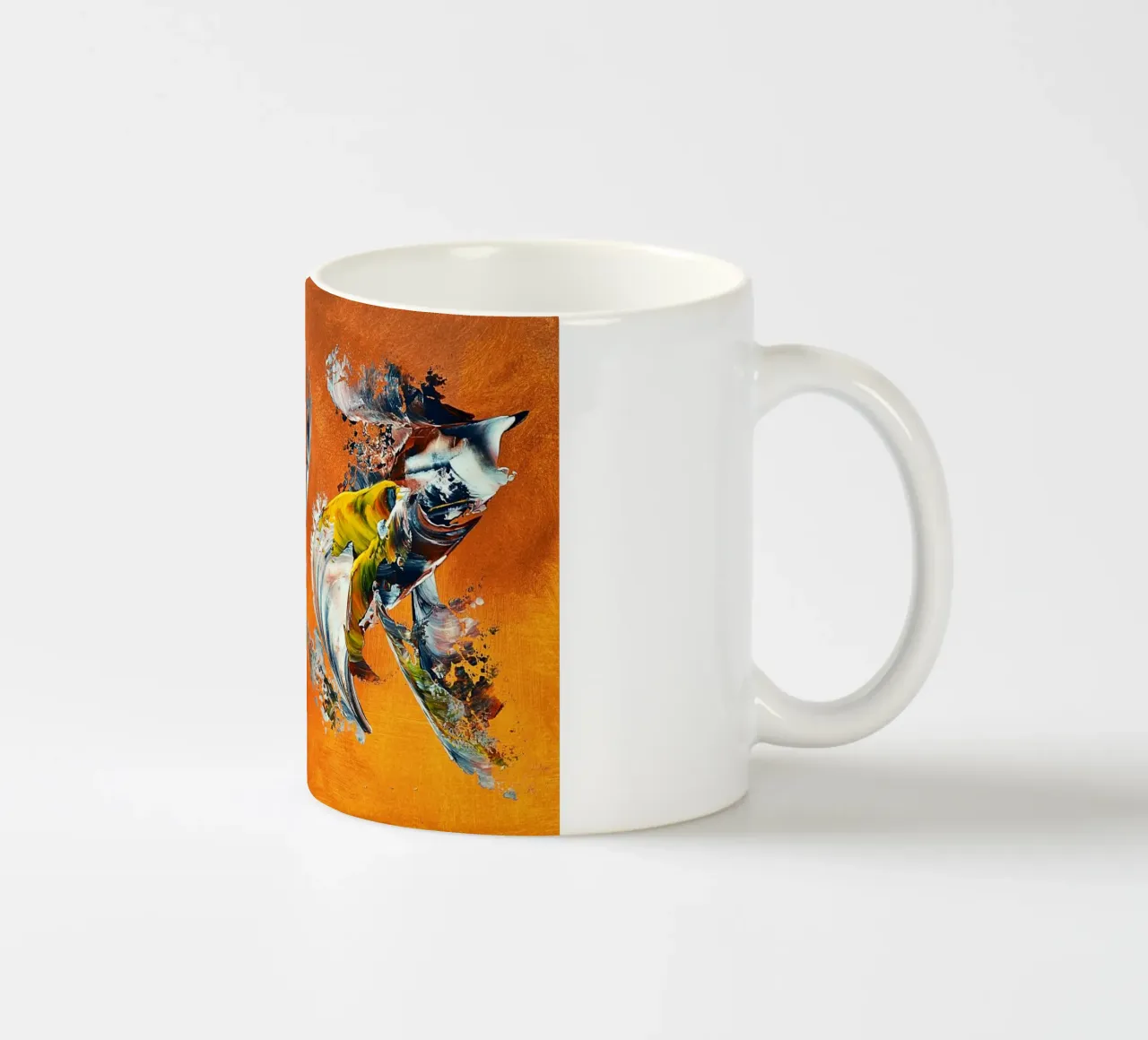 IDEAL GIFT 112 tazza in ceramica da Thierry Vobmann Abstract painting