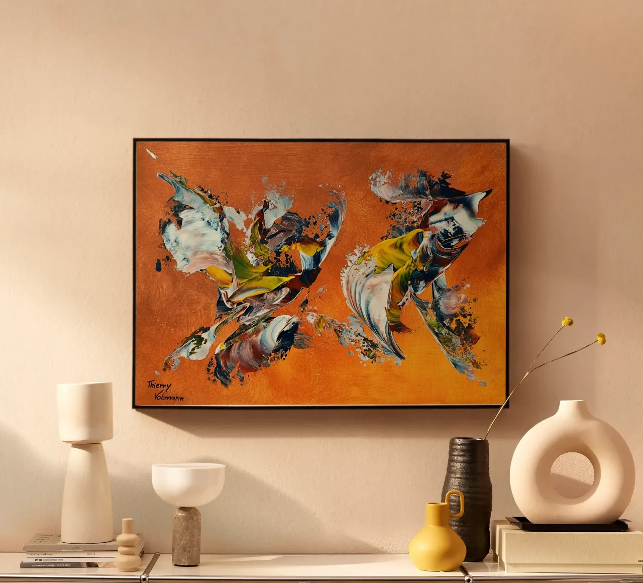 IDEAL GIFT 112 plexiglass da Thierry Vobmann Abstract painting