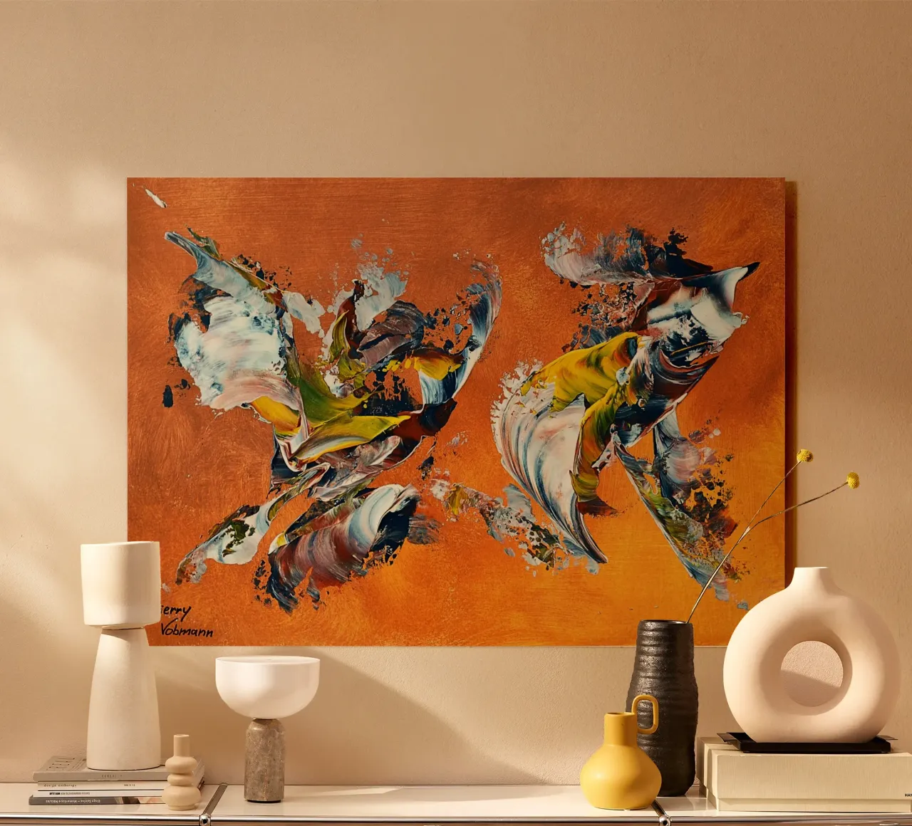 IDEAL GIFT 112 plexiglass da Thierry Vobmann Abstract painting