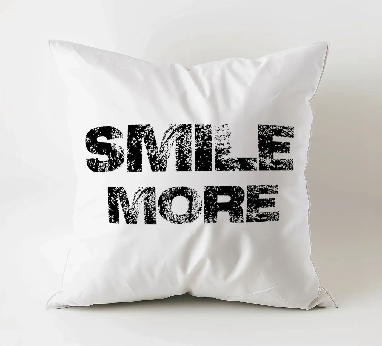 Tipografia Smile More cuscino da YV TYPOGRAPHY