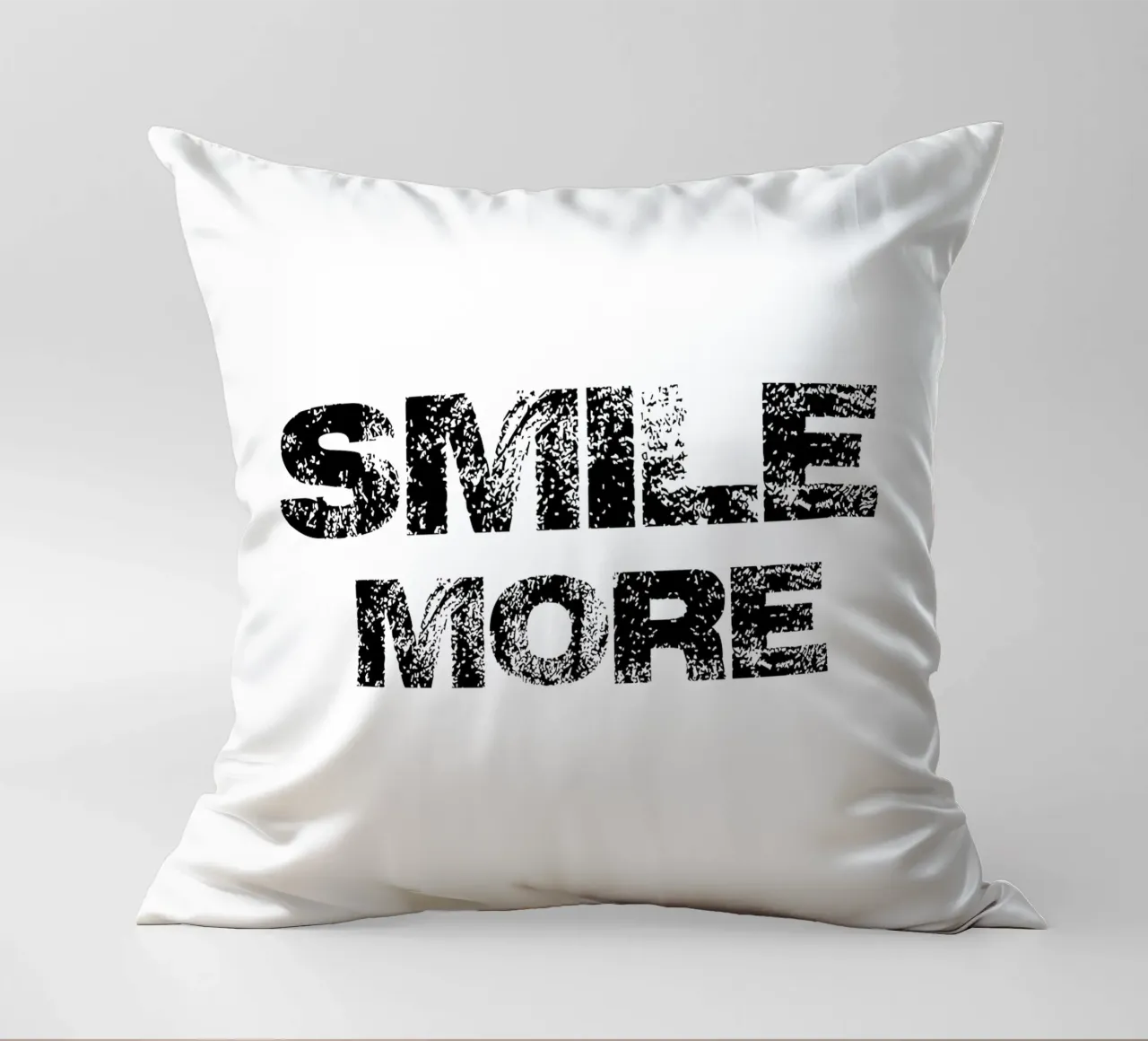 Tipografia Smile More cuscino da YV TYPOGRAPHY