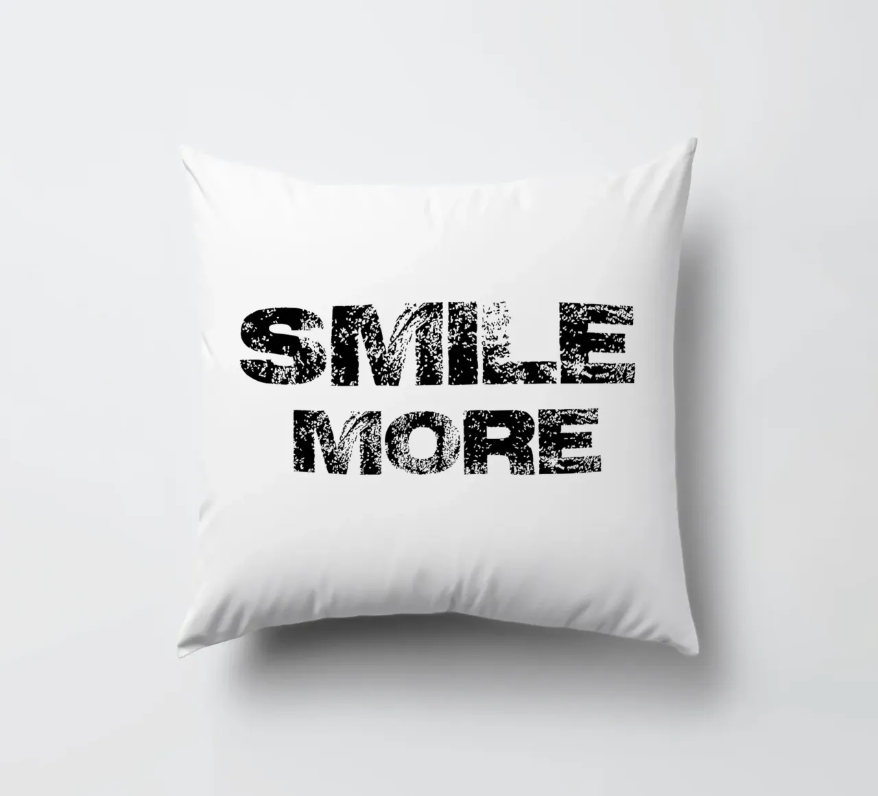 Tipografia Smile More cuscino da YV TYPOGRAPHY