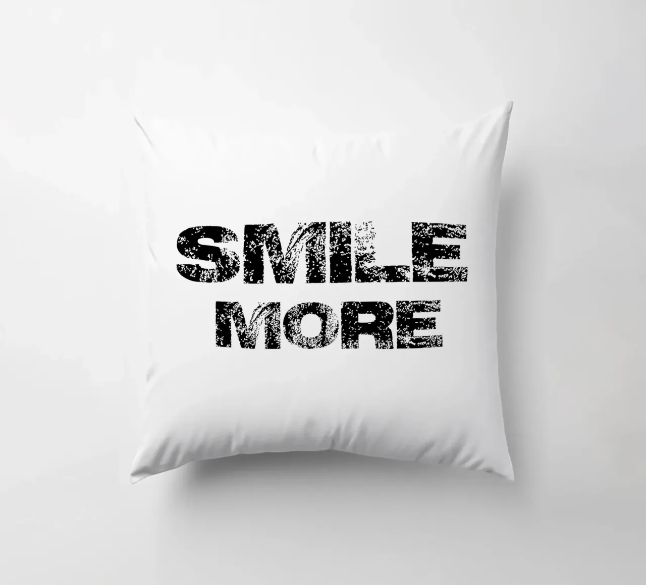 Tipografia Smile More cuscino da YV TYPOGRAPHY