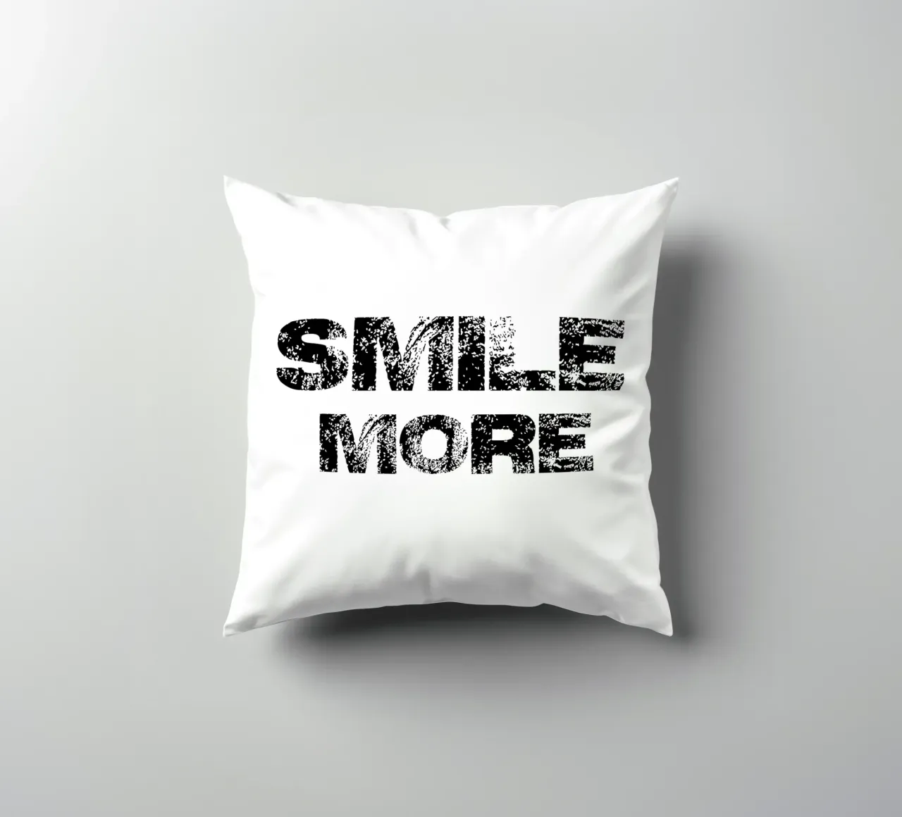 Tipografia Smile More cuscino da YV TYPOGRAPHY