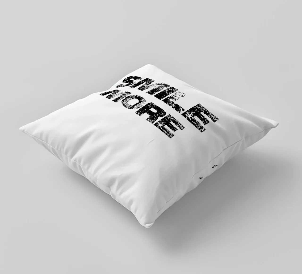 Tipografia Smile More cuscino da YV TYPOGRAPHY